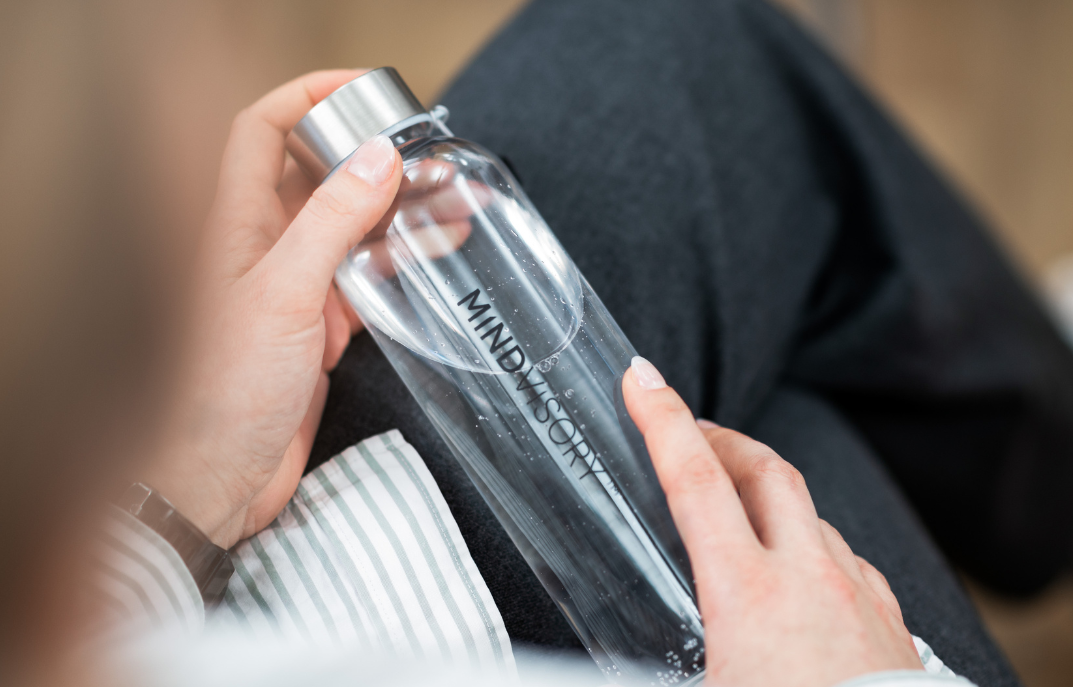 Ausbildungsinstitut für NLP, Mindvisory Wasserflasche