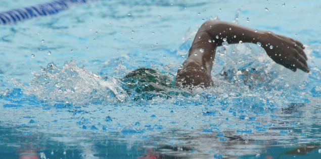 Olympiade durch zertifiziertes Mental-Coaching Hamburg, Schwimmer im Becken